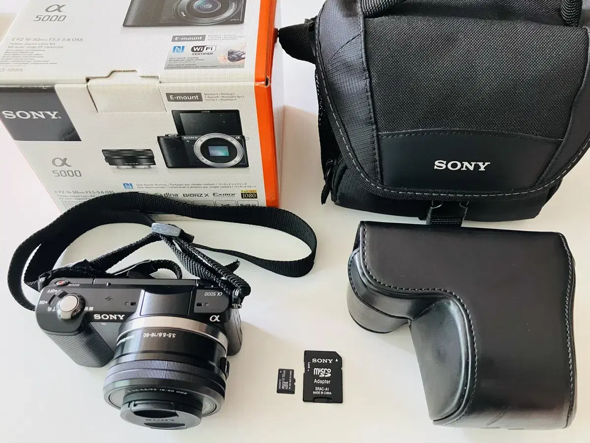 소니 SONY a5000 미러리스 카메라